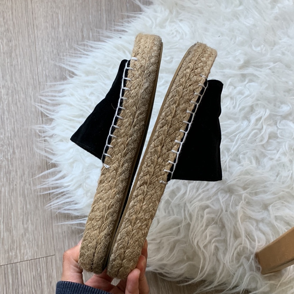 Espadrilles sandals w/ faux suede strap - Picture 2 of 5